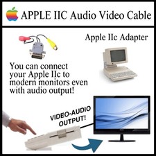 Apple IIc Audio Video Cable