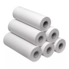 CARTA TERMICA ROTOLO FAX STAMPANTE REGISTRATORE 210MM 30MT FORO 12MM CONF 3 PEZZ