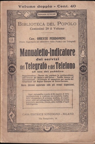 Manuale servizi telegrafo - manuale,