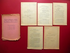 Carteggio Progetto Pavimentazione Trattamento Bituminoso Montecreto Modena 1947