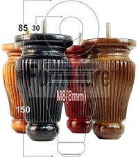 4x Gambe per Mobili in Legno