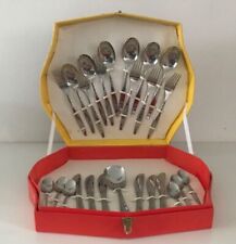 Set posate vintage in acciaio inox 25 pezzi come nuovo con custodia in cartone.