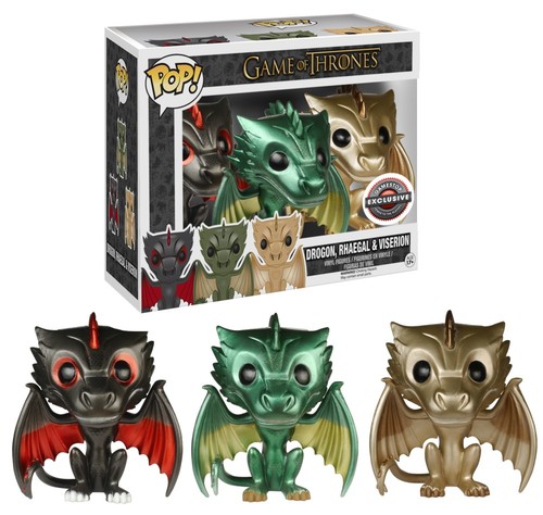 Funko pop drogon viserion - funko, viserion,