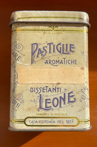 Scatola latta pastiglie - di,
