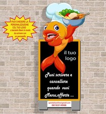 TOTEM LAVAGNA MENU PER ESTERNO RISTORANTE PIZZERIA  GELATERIA PUB SUSHI INSEGNA