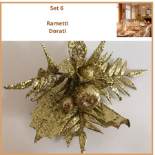 Set 6 decorazioni natalizie