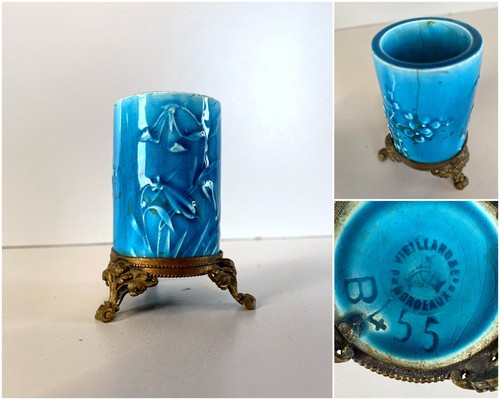 Small vase maiolica turchese - small,