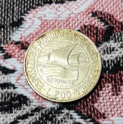 200 lire anno 1992 repubblica - anno,