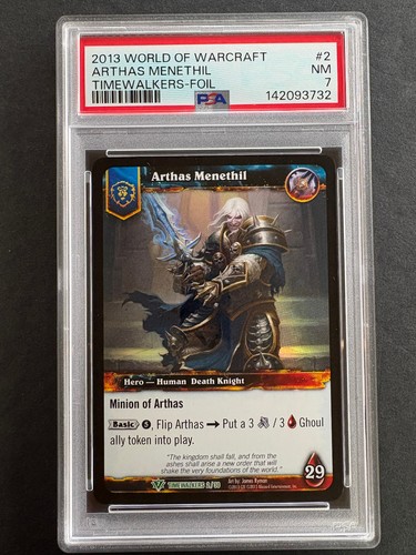 Psa arthas menethil foil - 7,