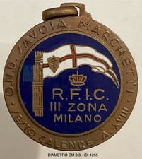 SAVOIA MARCHETTI SESTO CALENDARIO RFIC MEDAGLIA CANOTTAGGIO IIIa ZONA MILANO 1940