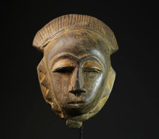 Maschera africana Baule legno