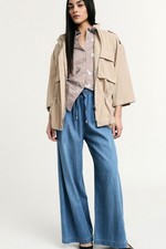 JEANS DONNA WIDE CON VITA