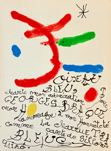 Lithographie joan miro 1964 - joan,