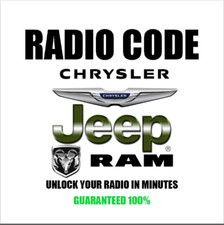 CODICE DI SBLOCCO RADIO CHRYSLER, JEEP, DODGE LEGGI!