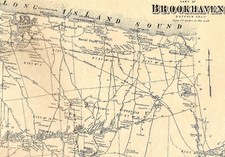 Coram & Selden NY 1873 Maps