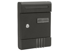 CASSETTA POSTALE PER POSTA NERA PER ESTERNO RIVISTE PUBBLICITA' LETTERE