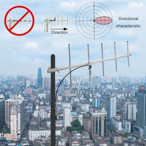 Antenna yagi ay02 uhf 400 - uhf, 400-470