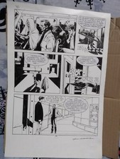 CORRADO ROI-Tavola originale Dylan Dog  102 p. 84 "Fratelli di un altro tempo"