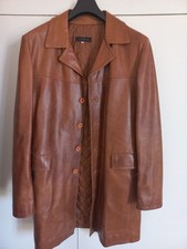 Giacca lunga in vera pelle