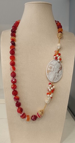 Collana artigianale pietra - artigianale,