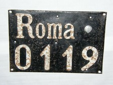 ROMA 0119 VATICANO ITALIANO VERA TARGA BASSA CIFRA 1932 - CORPO DIPLOMATICO 