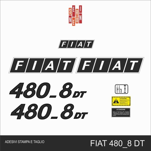 Kit adesivi stickers trattore - adesivi,