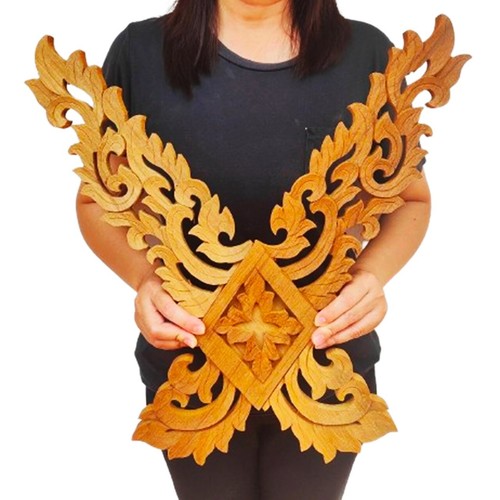 Vintage thai lanna - lanna, intagliato