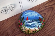 Grande pietra paesaggio marino