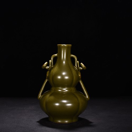 Vaso zucca smalto polvere tè
