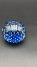 Fermacarte Vetro Artistico Blu