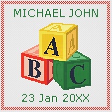 Punto Croce Nascita Kit