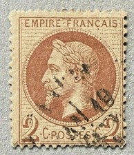 FRANCIA  n.26 EFFIGIE NAPOLEONE III CON CORONA ALLORO Unificato 2020 € 65,00