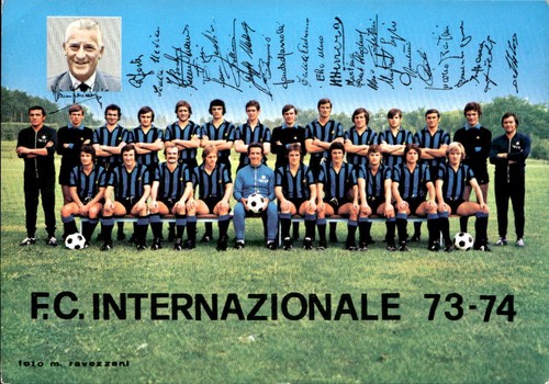 Cartolina calcio formazione
