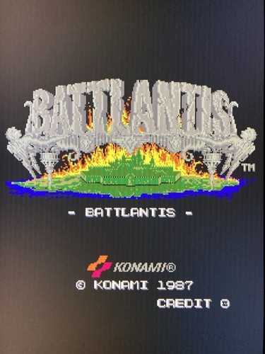 Pcb konami battlantis - battlantis, jamma