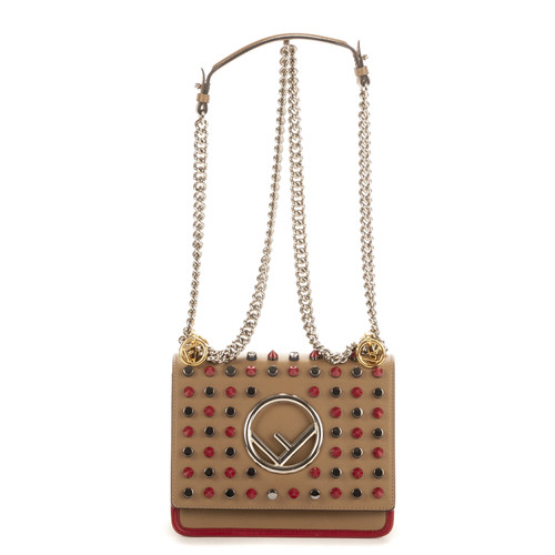 Fendi kan beige calfskin - i,
