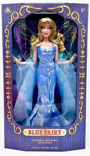 Disney store blue fairy doll - disney,