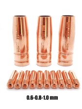 Saldatrice A Filo Continuo Ricambio Torcia MB15A ugello Rame di saldatura Punta 