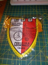 gagliardetto VERBANIA CLUB AMICI DELLA 27  MHZ FREQUENZA RADIO CB BICI RADIO 985