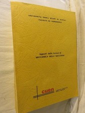 APPUNTI DALLE LEZIONI DI MECCANICA DELLE MACCHINE Facolta di Ingegneria CUEN per