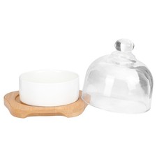  Contenitore Torta Coperchio Pirofile Ceramica Ciotola in Bakeware