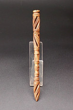 ATTREZZO ANTICO DETTO FATTORINO IN LEGNO DI BOSSO ALPINA ARTE POPOLARE CUCITO