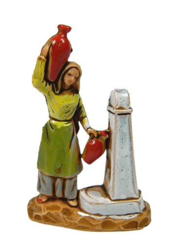 Pastore donna alla fontana - pastore,