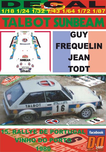 Decal talbot sunbeam lotus - sunbeam,