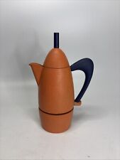 CARLO GIANNINI CAFFETTIERA DESIGN CHICCA 1 TAZZA ALLUMINIO VINTAGE ITALY #16