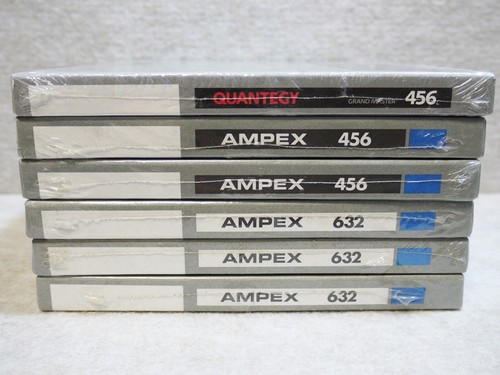 Lotto nastri audio - nastri, ampex