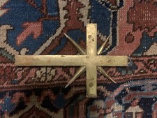 lotto: croce in legno dorato