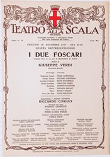 Locandina Teatro alla Scala I