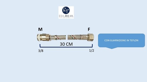 Tubo flessibile acciaio inox