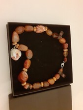 ✅?Collana girocollo in pietre lavorate stroili oro