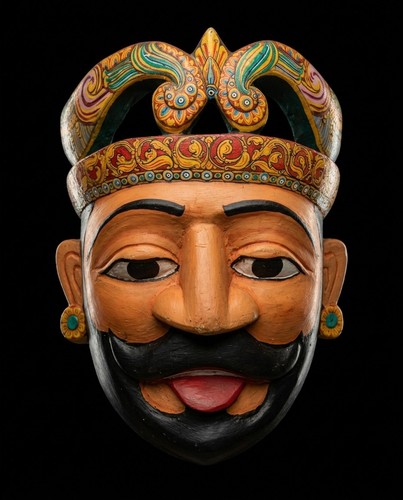 Maschera viso parete unica